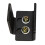 3Pcs Simple Design Wall Mounted Sliding Barn Door Bottom Floor Guide with Adjustable Bracket Black 2
