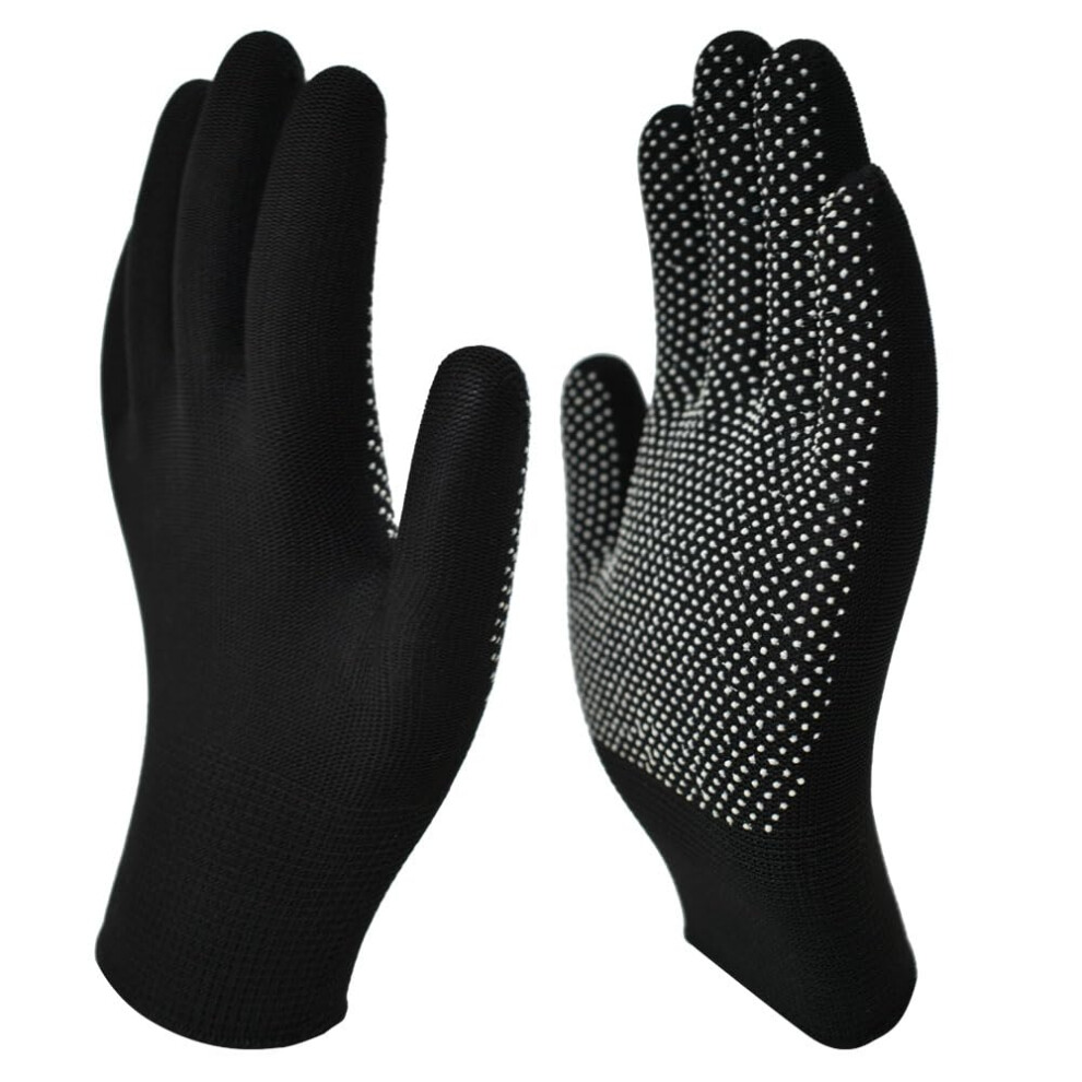 Full Finger Driving Gloves With Rubber Grip Gripper, Adult Pair, Winter Diy 9382693197085