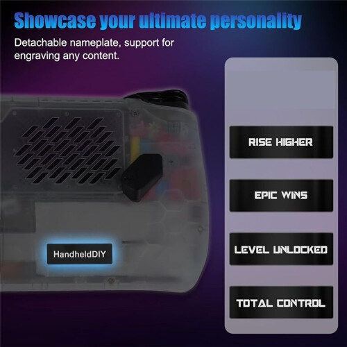 Transparent Replacement Shell Case for   Ally X DIY Clear Edition Back Plate for  Ally X A 2