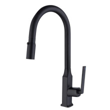 Kitchen Taps Pull Out Spray Swivel Mixer Tap Hot And Cold Brass Black Finish Kitchen Sink