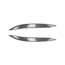 Car Front Headlight Eyebrow Light Eyelid Eyebrow for 1 Series F70 2 Series F74 2024+ Carbon Fiber Pattern