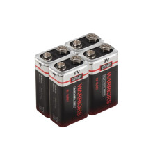 Warriors 4X High Capacity 9V 9 Volt Alkaline Super Long Lasting Battery Batteries Smoke Alarm Detectors Remote Control Car (4X)