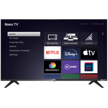 RCA Roku 43 Inch 4K Smart TV, 43" Ultra HD TV with AppleTV+ BBC Netflix Freeview Play, HDR Dolby Audio DVB-T2/T 3 x HDMI 2 x USB 2.0 Port UHD Televisi