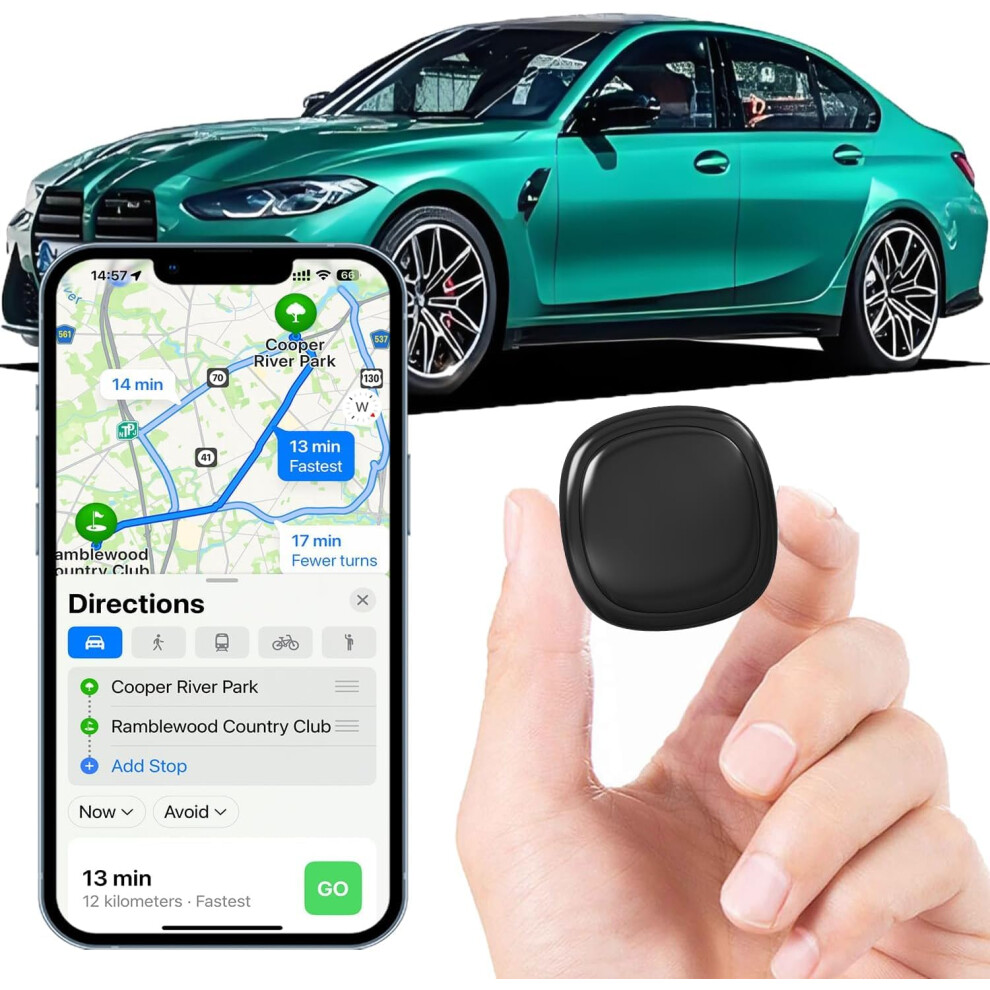 Gps Tracker For Vehicles - Hidden Tracking Devices For Cars, Gps Tracker For Vehicle No Monthly Fee, Mini Car Air Tracker Tag With Real-Time Location, 49879261