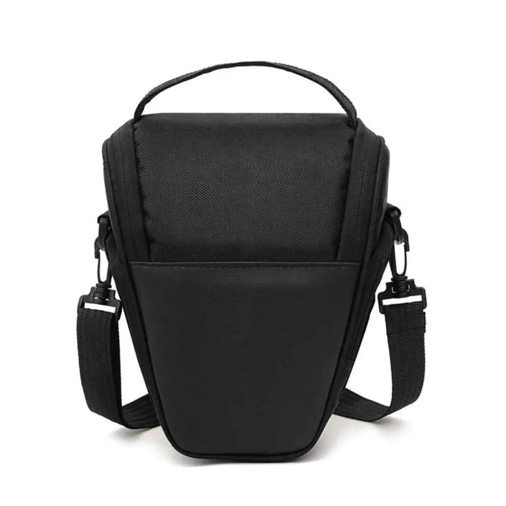 Nylon Triangle Camera Bag Backpack For Dslr Slr Case, Shoulder Strap, Black/Light/Grey 9189345527760