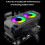 D50 ARGB Sync Memory Cooling Heatsink For 4Pin RAM Modules With Dual Fans And ARGB Lighting 5
