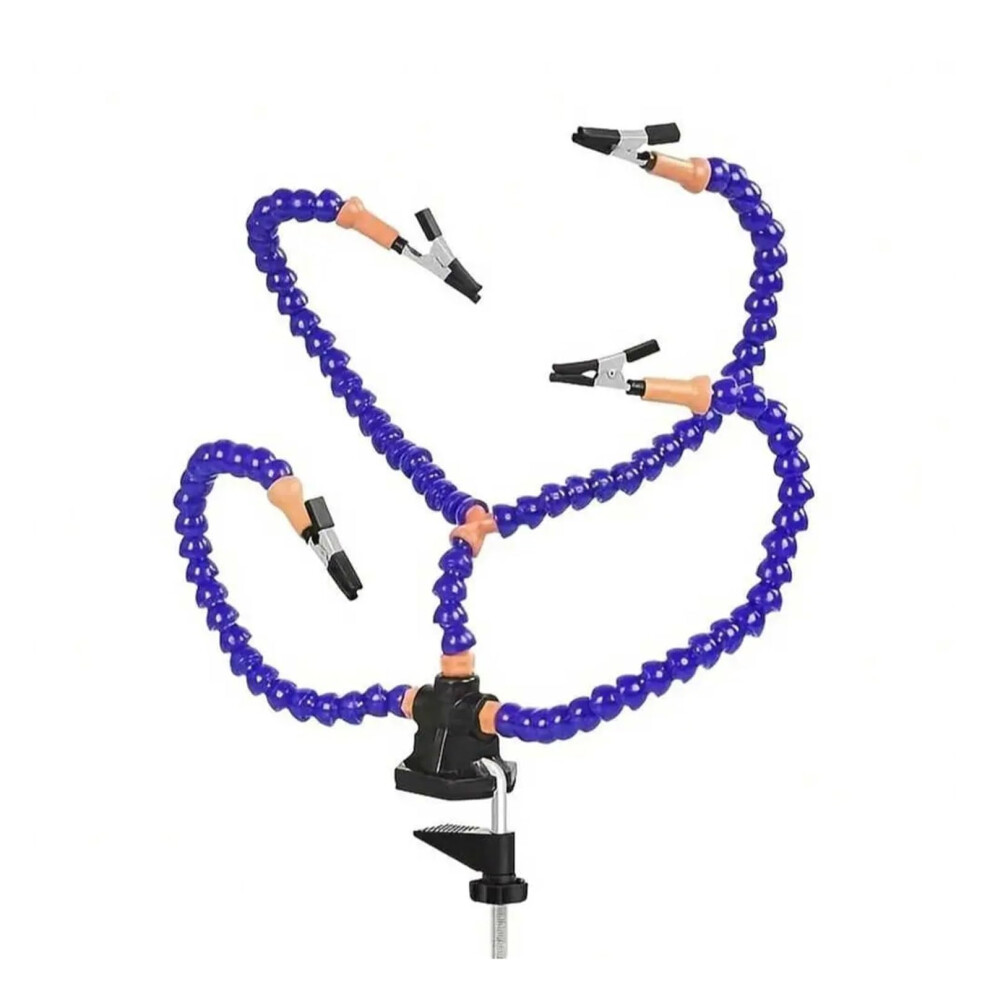 Third Hand Soldering Station With Flexible Arms, 360 Clips And Led Light For Electronics 9199774947763