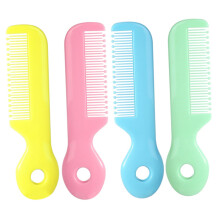 4Pcs Safety Hair Comb For Boys And Girls, Round Teeth, Scalp Massage, Detangling And Knot Removal, Protective Tool