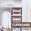 Wardrobe Storage Organiser White Folding Storage Boxes 3 4 6 8 Pack Plastic Cupboard Organiser Shelf Stackable Drawers 4
