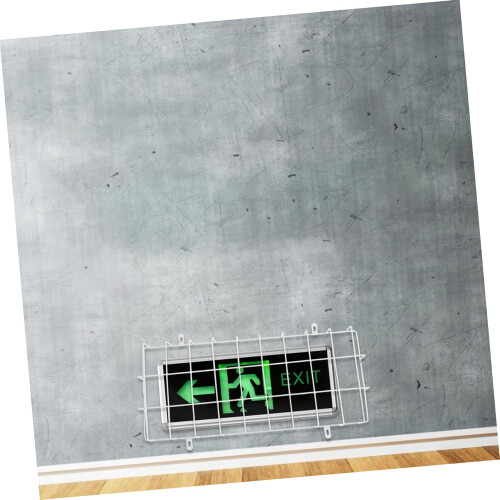 Emergency Light Wire Protective Cover For Exit Sign Lights Exit Sign Light Cover Fire Safety And Emergency Universal Fit 1