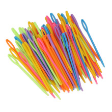Vibrant 100pcs Large Eye Yarn Needles for Kids' Sewing Projects