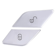 Car Front Left Door Lock Button Car Lock Cover 2059055251 for - W205 W447 W213 LHD Silver
