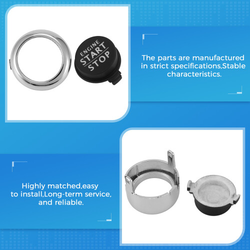 Car Engine Start Stop Ignition Button  Cover 3w0959839c for    GTC Flying Spur 2006-2012 2