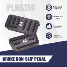 Schwarze Gas Pedal und Bremse Pedal Abdeckung Rutschfest für N-BOX N-VAN N-WGN N-ONE JF JH JG JJ
