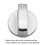 8 PCS Metal Silver Gas Stove Cooker Knobs Adapter Oven  Cooking Surface Control Locks Cookware Parts Replacement 2