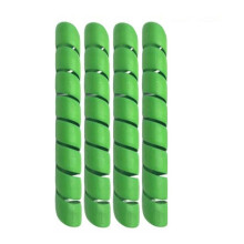 4PCS Tree Trunk Protector Plastic Spirals Tree Guards Trunk Protector Tubes Wraps Protect Plant From Deer Rabbit Cats A