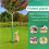 4PCS Tree Trunk Protector Plastic Spirals Tree Guards Trunk Protector Tubes Wraps Protect Plant From Deer Rabbit Cats A 3