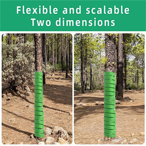4PCS Tree Trunk Protector Plastic Spirals Tree Guards Trunk Protector Tubes Wraps Protect Plant From Deer Rabbit Cats A 2