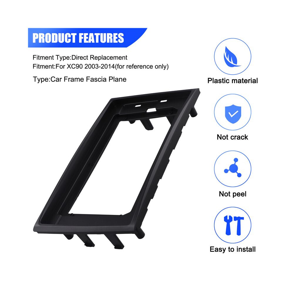 10Inch 2Din Car Frame Fascia Adapter Canbus Box Decoder Android Radio Dash Fitting Panel Dvd Fascia Plane For Xc90 Light 6032838476515