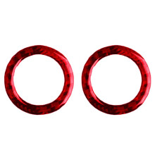 RöD Kolfiber InstrumentbräDa Luftventil InteriöRtrim för C-Klass W204 2007-2010