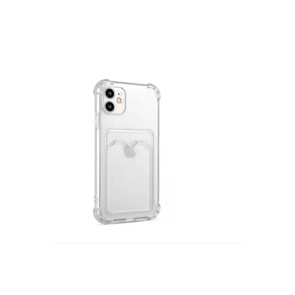 Iphone 11 Case With Card Holder Tpu Transparent 7314280217441