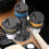 3 in 1 Multifunctional Car Drinks Holder Cup Holder Expander Adapter Rotating Adjustable Base Storage Rack Car Cup Mount 3