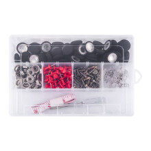 272Pcs Car Ceiling Repair Rivets Car Roof Repair Rivet Kit with Torsion Pin and Installation Tool Kit