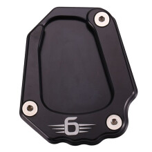 Motorcykel Kickstand Pad Sidostöd Förstora Förlängning för K1600Gt K1600Gtl 2017-2019(Svart)