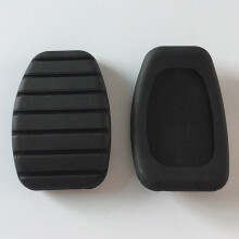 1 Paar Kupplung Bremse Gummi Pedal Pad Ersatz Abdeckung für Modus Megane Trafic Twingo AF Einfache Installation