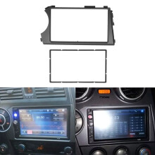 2 Din Auto Faszien für  Actyon LHD Stereo Faszien Panel Strich Montage Auto DVD Rahmen Kit In-Strich