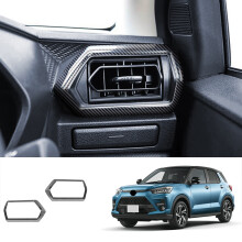 Auto Central Control Instrument Klimaanlage Luftauslass Klimaanlage Vent Dekorative Abdeckung für Raize 2021