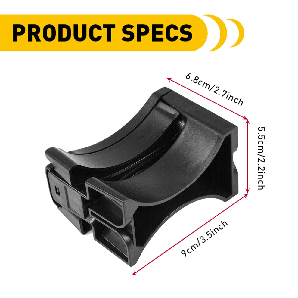 For Sequoia 2008-2022 / Tacoma 2005-2019 Center Console Cup Holder Insert Divider 55604-04010 6032099771725