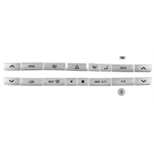 18St Bilkonsoler Luftkonditionering KnäPpning Alloy Sticker för XF XFL XE XEL 2015-2020 A/C KnäPpning KåPa