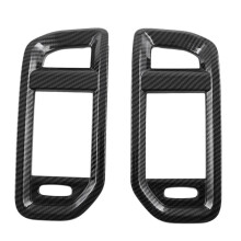 1Pair Dashboard Front Side Air Vent Trim Cover for RAM 1500 T-REX 2023- Car Interior Air Outlet Frame Stickers