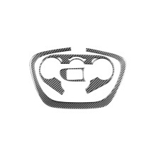 For 500L 2014-2017 Soft Carbon Fiber Car Console AC Cover Panel Trim Sticker Interior Accessories