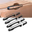 Outer Handle Decorative Frame Car Door Outer Handle Protective Decorative Frame for   Black 2