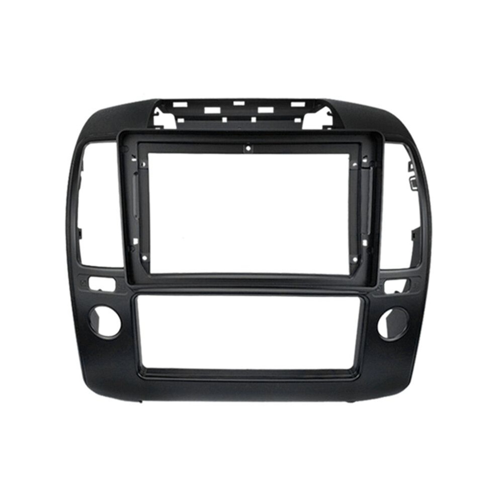 Car Radio Frame For Navara 2006-2012 Center Console Holder Refit Car Multimedia Player Bezel Faceplate Black 4711470741527