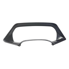 Car Carbon Fiber ABS Interior Dashboard Meter Display Frame Cover Trim Interior Mouldings for X5 G05 X6 G06 X7 G07