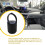 Auto Auto Schwarz 9,5 Cm GeträNkedose Tasse Flasche Einstellbare Halterung 3