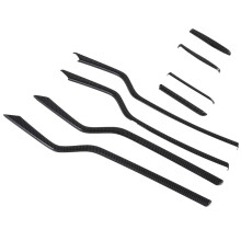 Car Inner Door Trim Cover Interior Mouldings Trims for Model S 2016-2019 Car Accessories, 8PCS