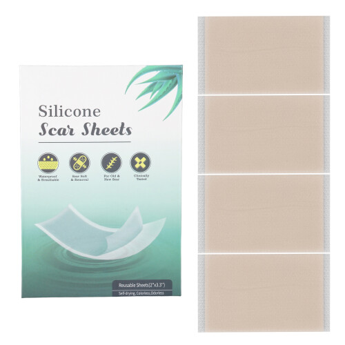 Silicone Scar Gel Patch for Stretch Marks C Section Keloids 10x15cm Size 1