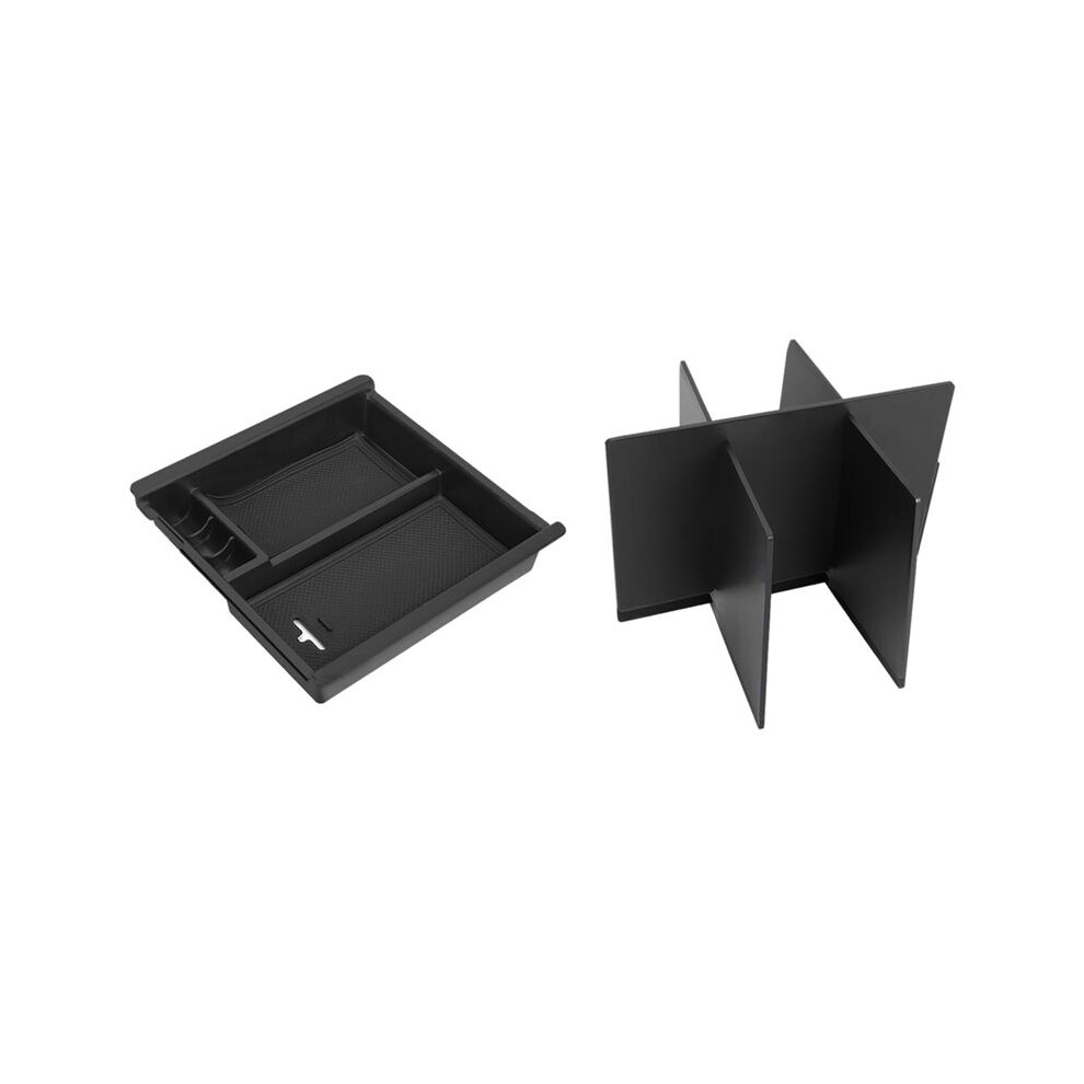 For Tacoma 2016-2023 Center Console Armrest Storage Box Tray & Center Console Organizer Divider Accessories 6133222159851