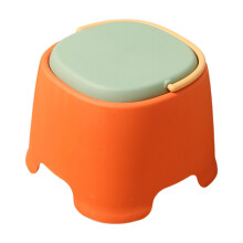 Small Stool Chair Stackable Anti Skid Thickened Step Stool Foot Rest Red For Household Bedroom Living Room Laundry Home