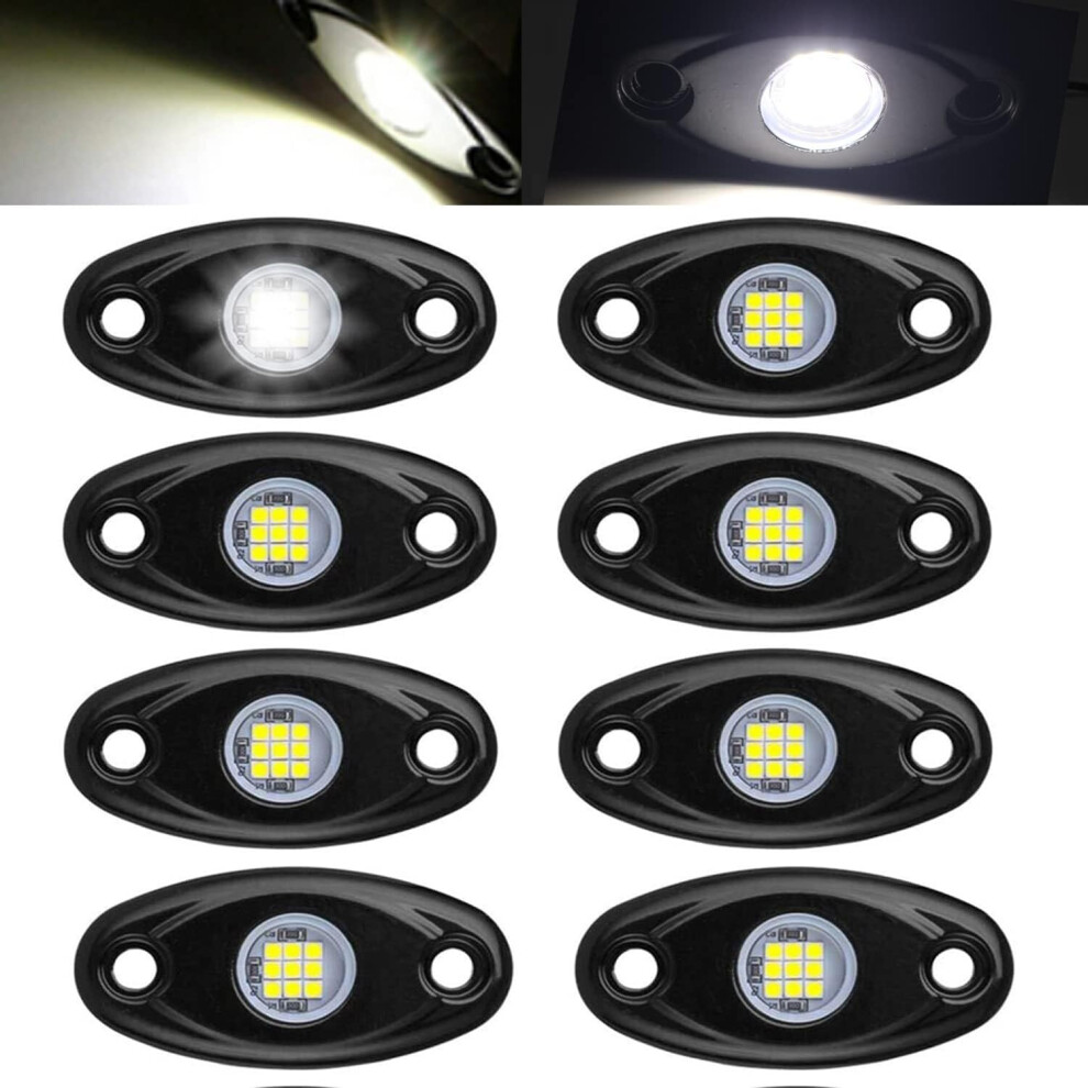 Led Rock Lights Kit 8 Pods For Truck Offroad Atv Suv Car Boat Motorcycle Underbody Rgb Blue 9382693082305