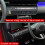 Bil Central Control Trim Panel Ram för   2024+ Multi-Function Carbon Trim Panel Carbon Fiber Mönster 3