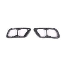 For X5 G05 X6 G06 X7 G07 2019-2022 (M60) Car Tail Muffler Exhaust Pipe Output Cover Trim Accessories - Carbon Fiber
