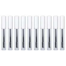 10 Stück 3ml Leere Plastik-Maskara-Tuben mit Gummieinsätzen für Augen-Make-up