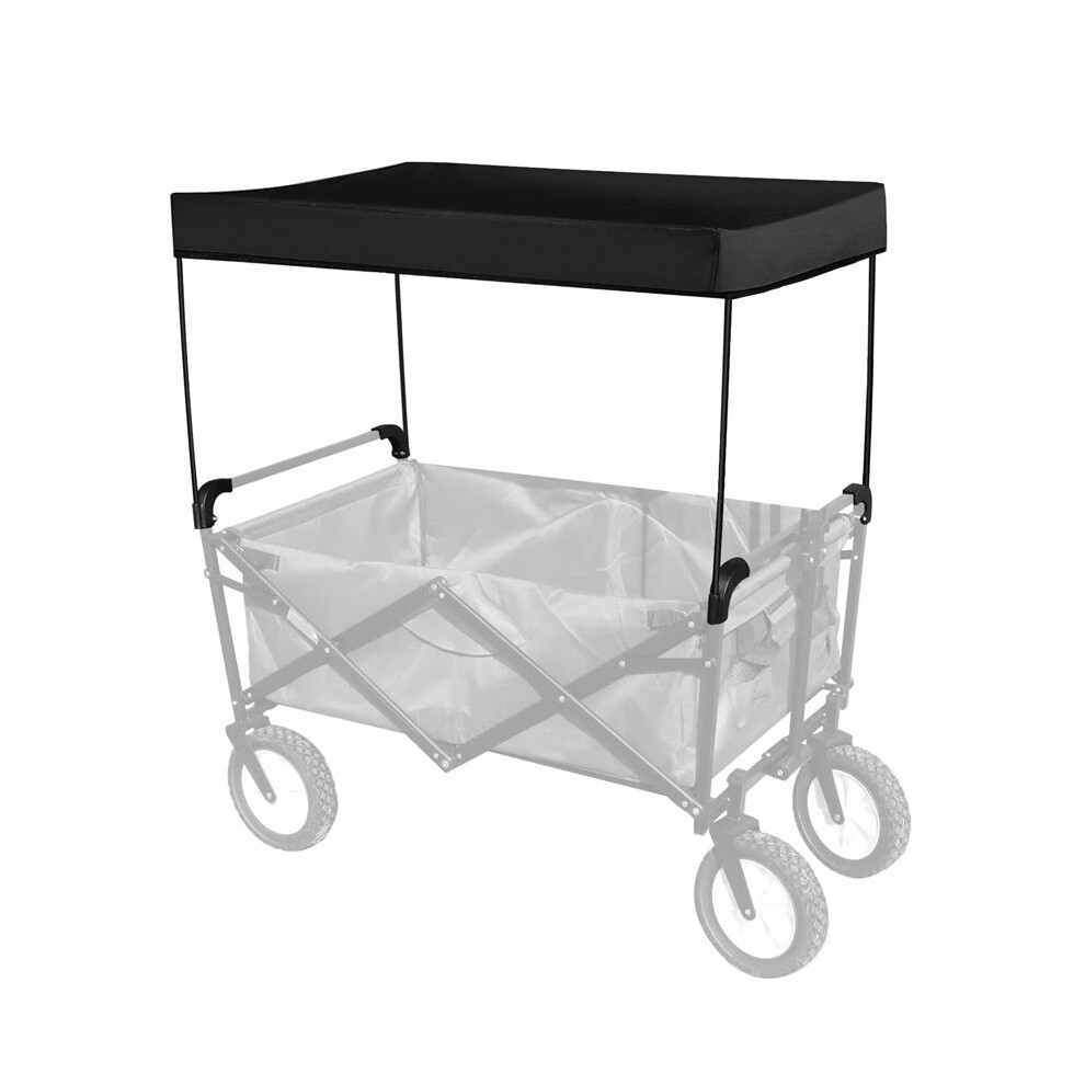Awning Canopy for Garden Wagon Attachment Sun Shade Cover Trolley Cart Accessories Outdoor Camping Picnic Equipment