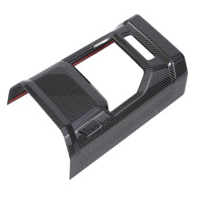 Rear Anti Kick Panel Cover Frame Trim for Jetour Traveller 2023 2024 Accessories Carbon Fiber