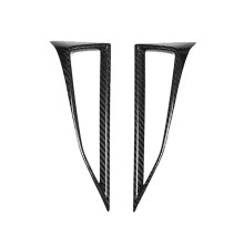 Real Hard Carbon Fiber Sticker for WRX/WRX STI 2022 2023 Car Central Control Air Outlet Trim(Black)